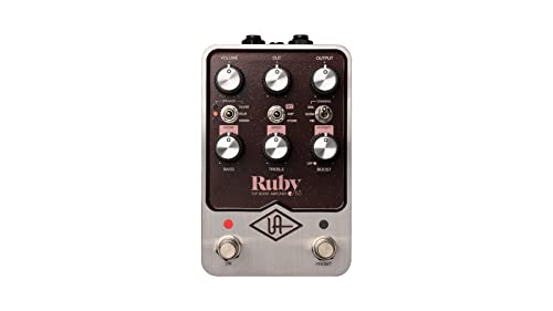 もんなが Universalaudio Ruby 63 UAFX Universal Audio Ruby '63 Top Boost Amplifier Pedal | Sweetwater